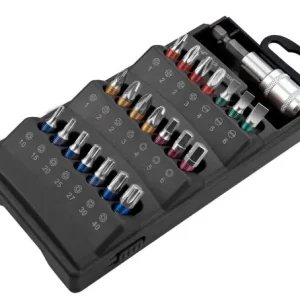 Wyprzedaż Końcówki wkrętakowe, zestaw 22 szt.